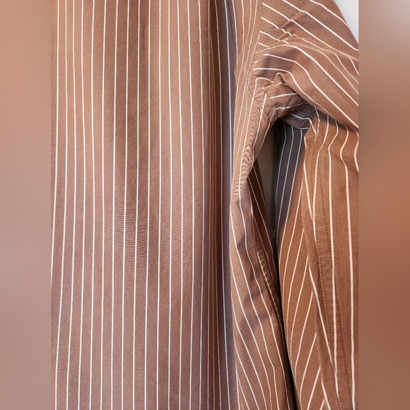 Abercrombie & Fitch Men's Dress Shirt sz L button down long sleeve classic prepp - Picture 4 of 6